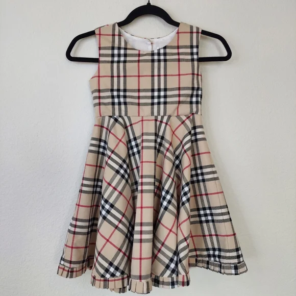 DollCake Vintage Burberry Print Dress